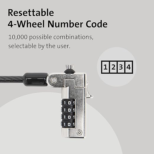 Dell - Kensington Slim N17 Combination Laptop Lock